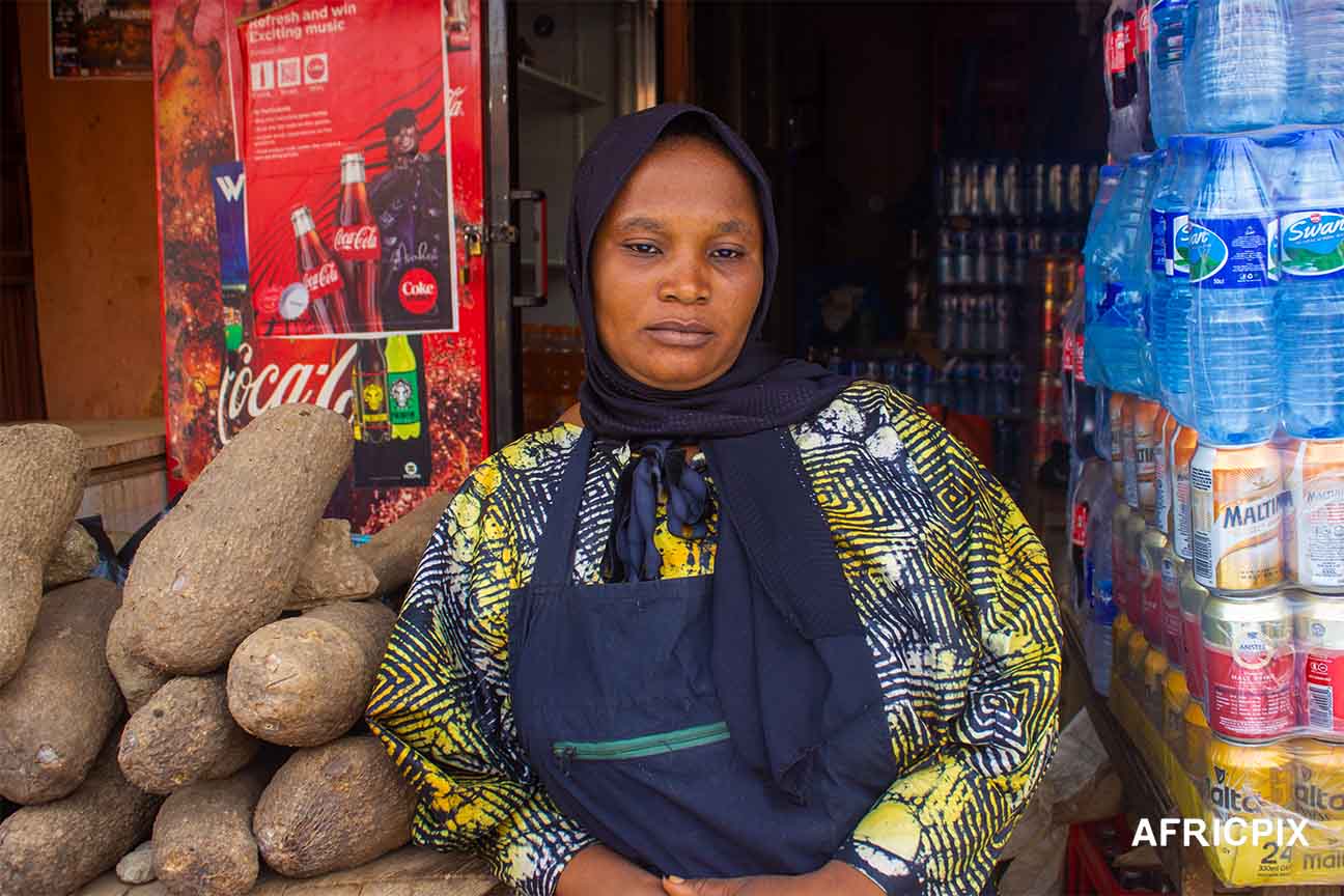 Nigeria Market Woman Sad
