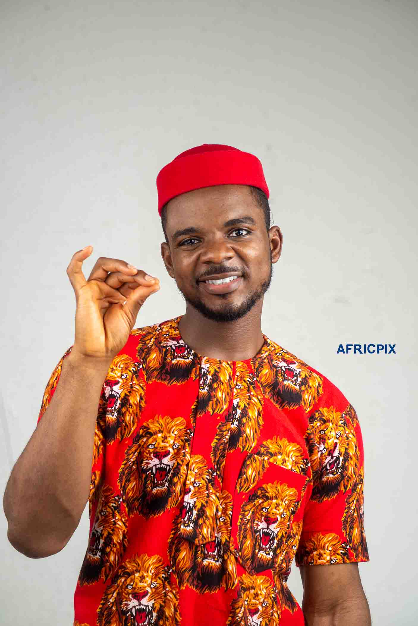 Nigeria Igbo Man Happy Sign Chikile