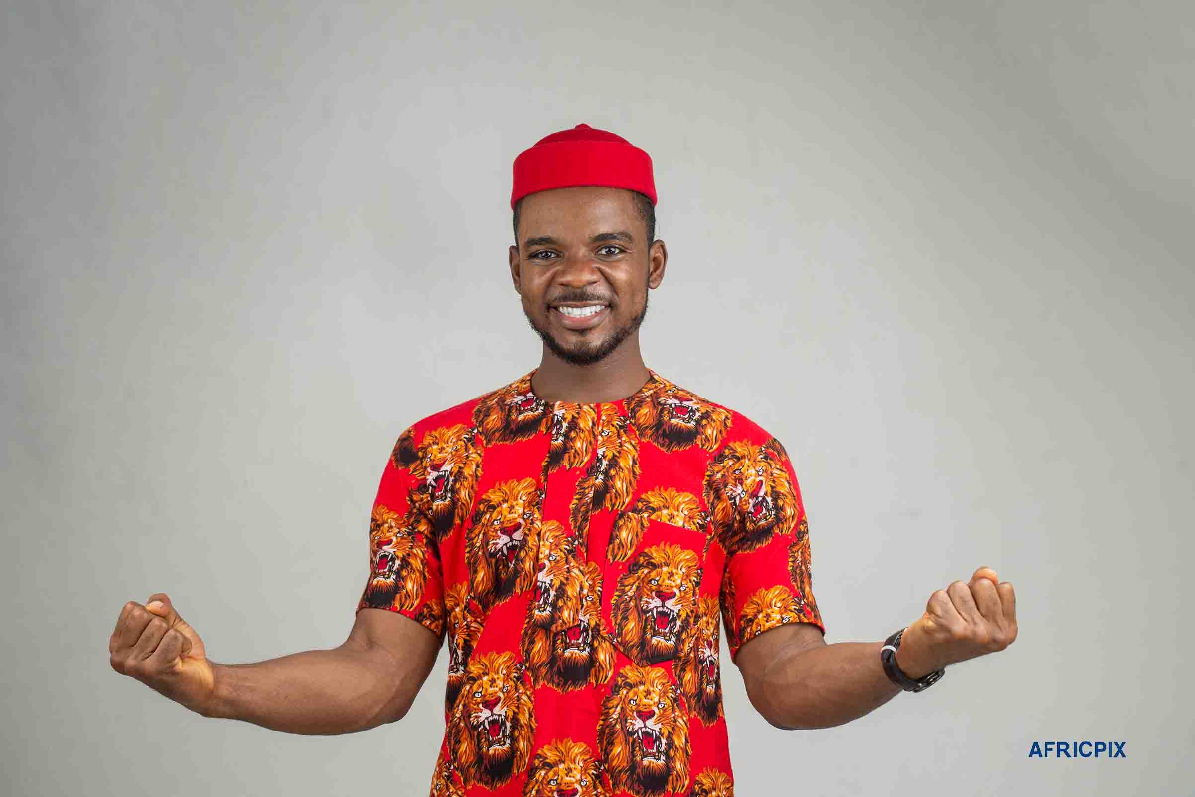 Nigeria Igbo Man Excited Happy