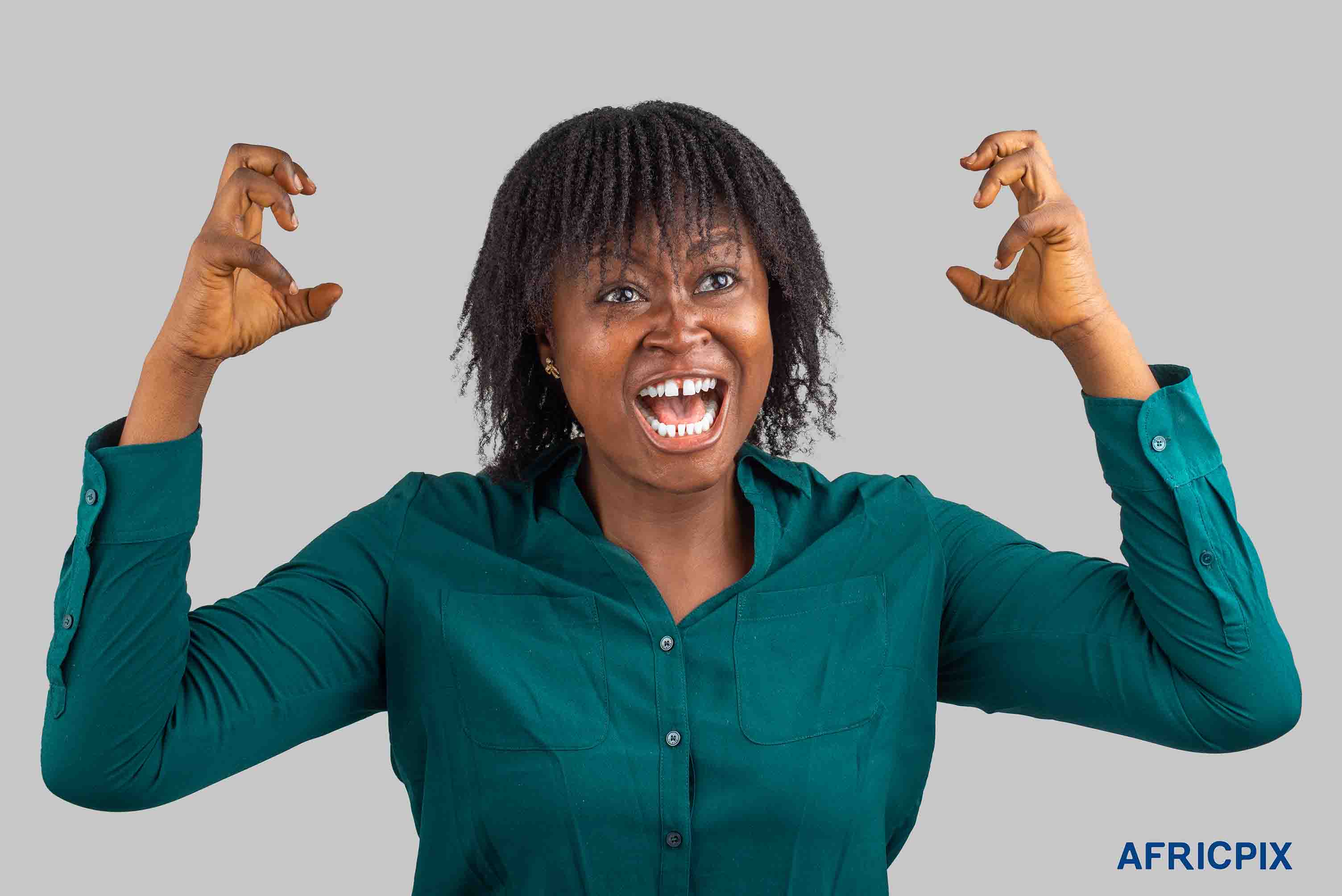 Nigeria Woman Looking Crazy